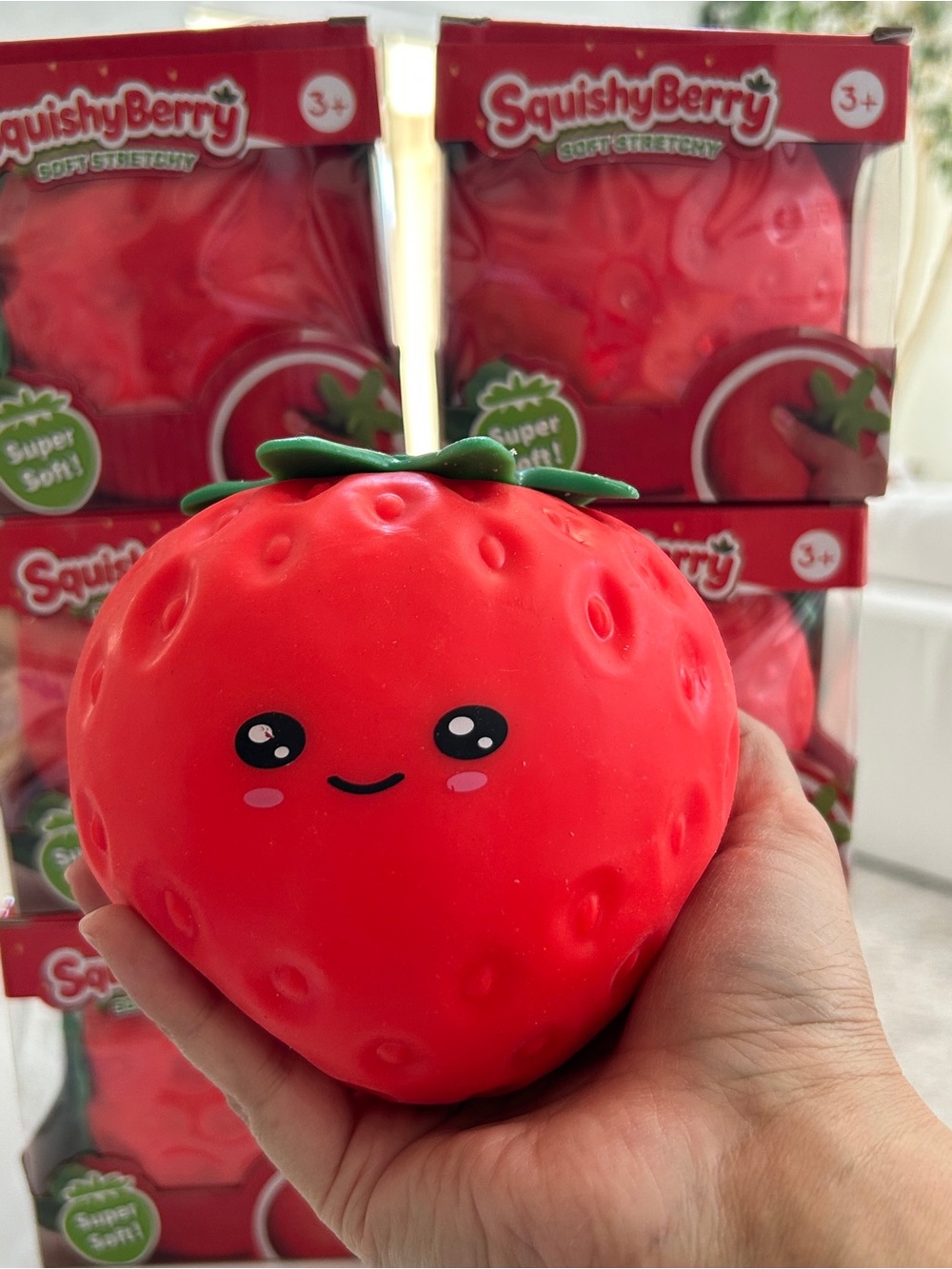SquishyBerry -Strawberry Squeeze Toy